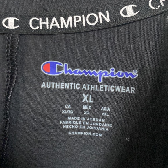 Champion Sport Twist T Shirt Black Size XL - Picture 3 of 5